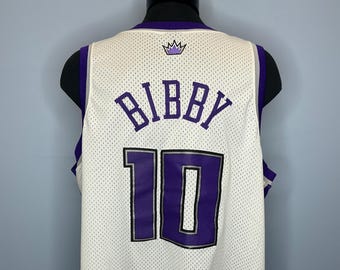 Vintage XL Reebok NBA Sacramento Kings Mike Bibby Basketball