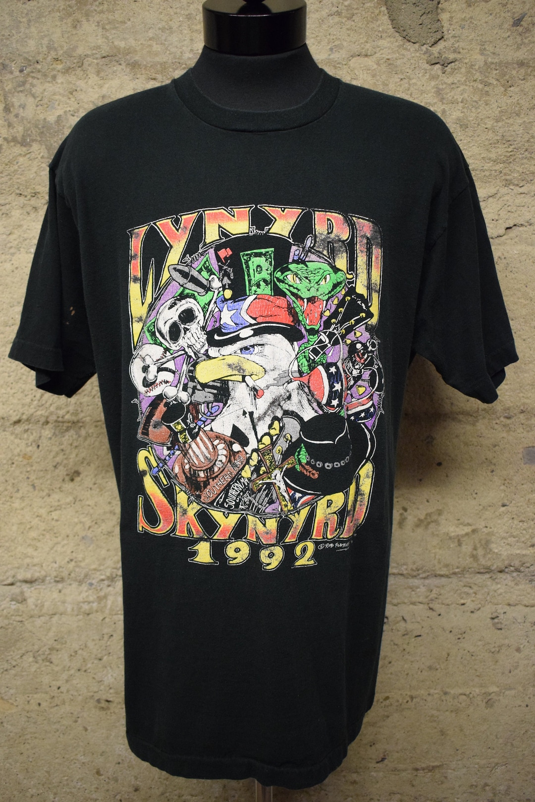 Vintage 1992 Lynyrd Skynyrd Made in the South T-shirt 90's XL - Etsy