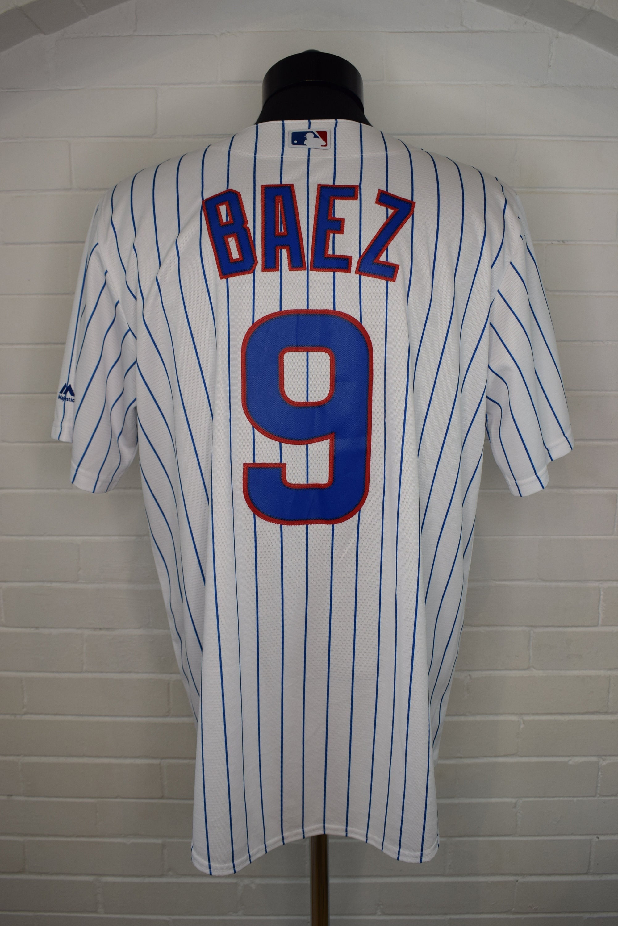 Men's Majestic Anthony Rizzo Gray Chicago Cubs Official Cool Base Player  Jersey