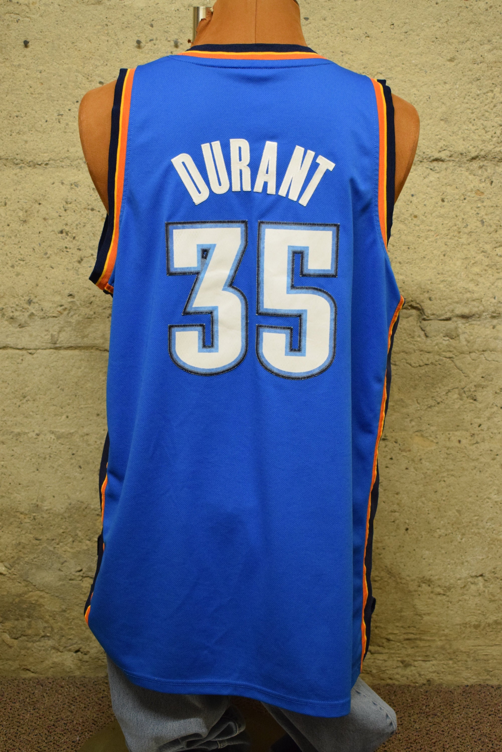 Oklahoma City Thunder Kevin Durant 35 NBA Authentics Adidas Jersey Length2 Etsy