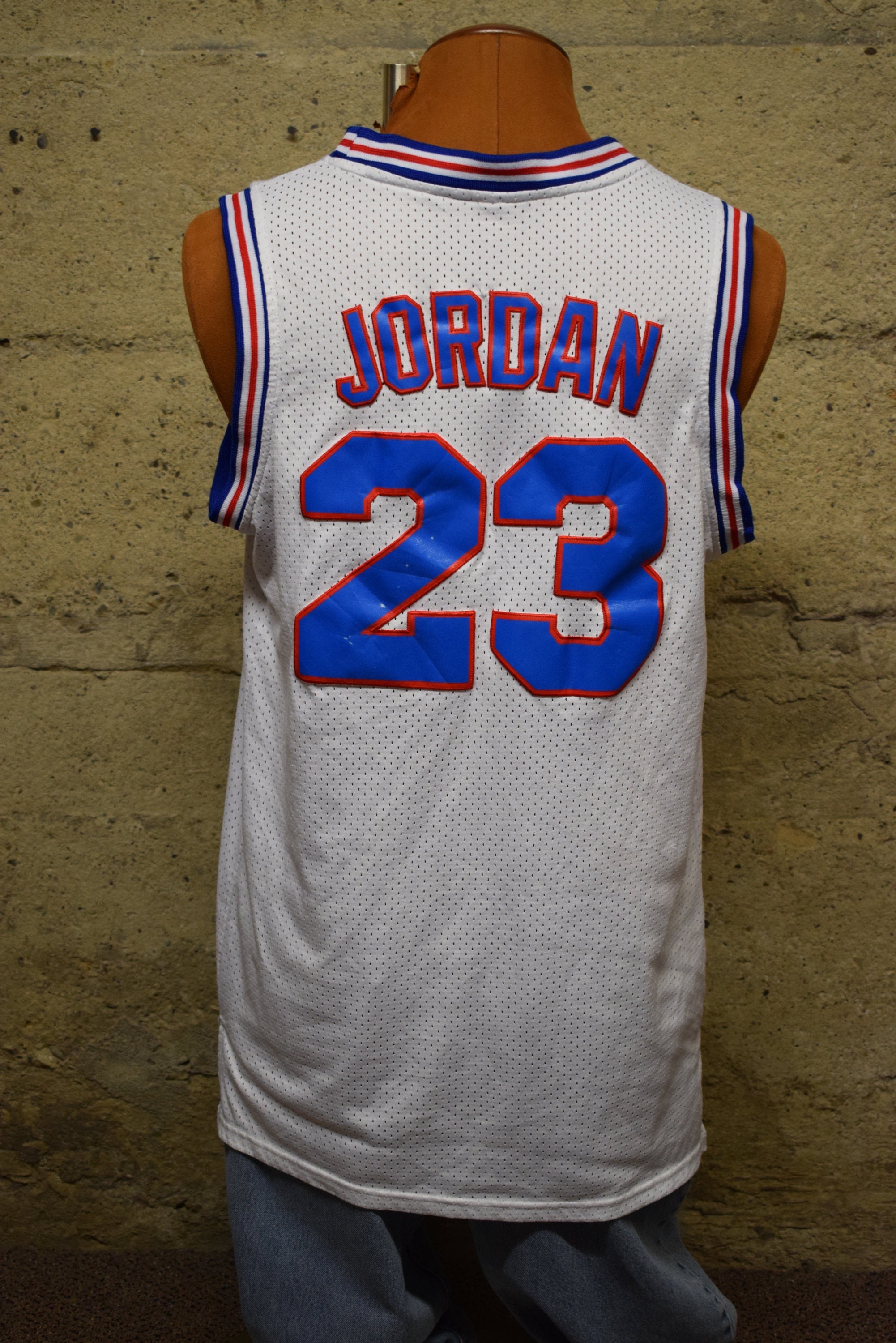 Michael Jordan White Tune Squad Jersey