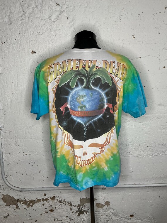ミュージシャン Grateful Dead t-shirt vintage Vintage 1998 Grateful Dead Keep It Green Tie Dye Band T-shirt 90's