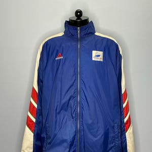 ウェア 90S VINTAGE 98 FRANCE WORLD CUP adidas Vintage 90s Adidas Soccer Windbreaker Jacket France 98 World