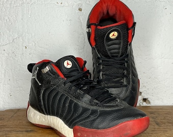 2016 Nike Air Jordan Jumpman Pro Black Red White 906876-001 Basketball Shoes Size US10.5