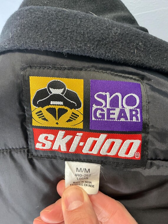 Vintage Ski-doo X Team Racing Yellow Sno Gear Bombardier
