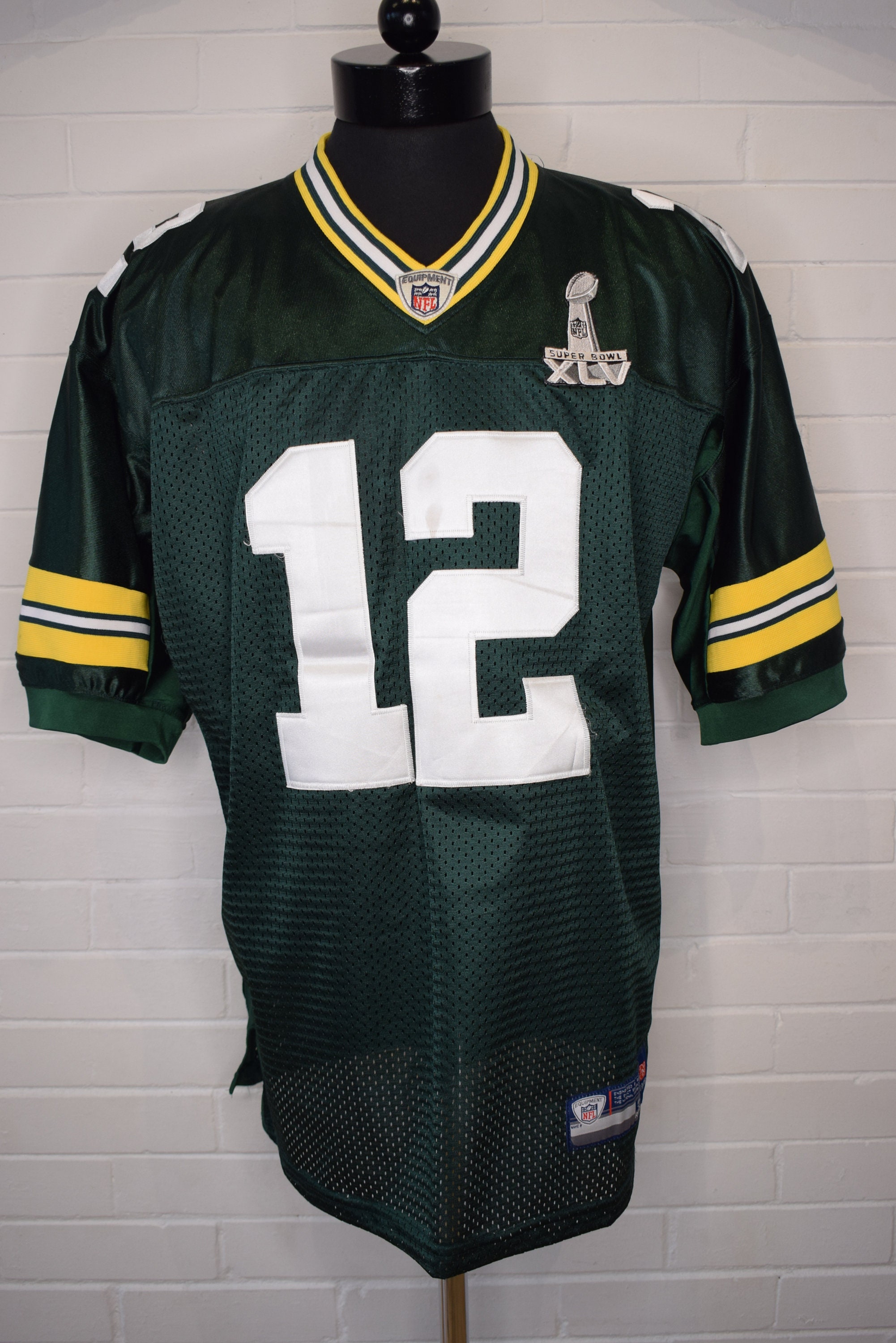 Aaron Rodgers Green Bay Packers #12 Reebok Super Bowl XLV Aaron Rodgers Green Bay Packers #12 Reebok Super Bowl XLV