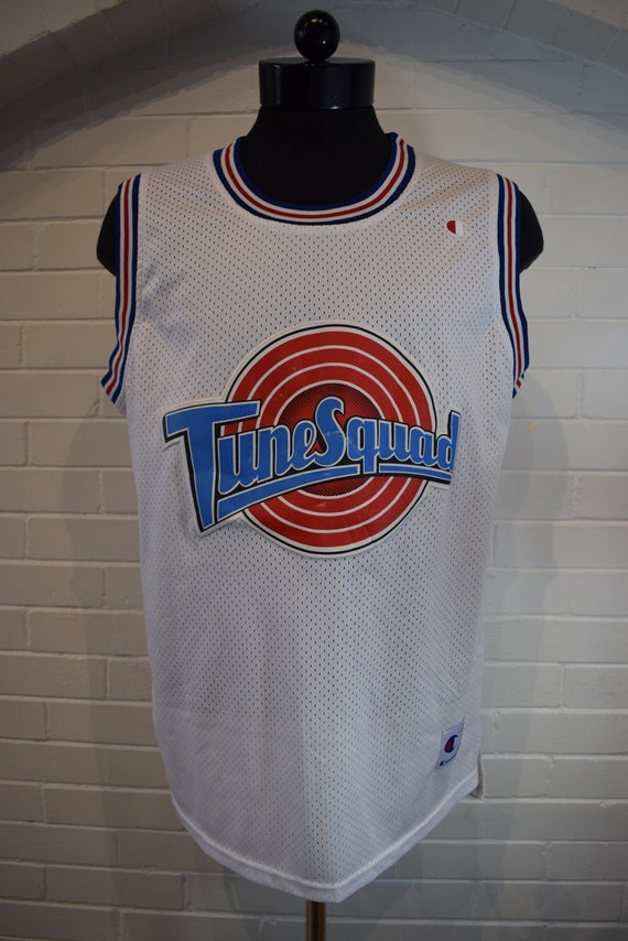 Vintage Space Jam Tune Squad Taz Champion Jersey L