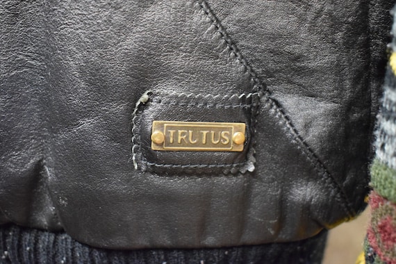 Vintage Trutus Biancarra by Monobaik Acrylic Leather Brown Gold 