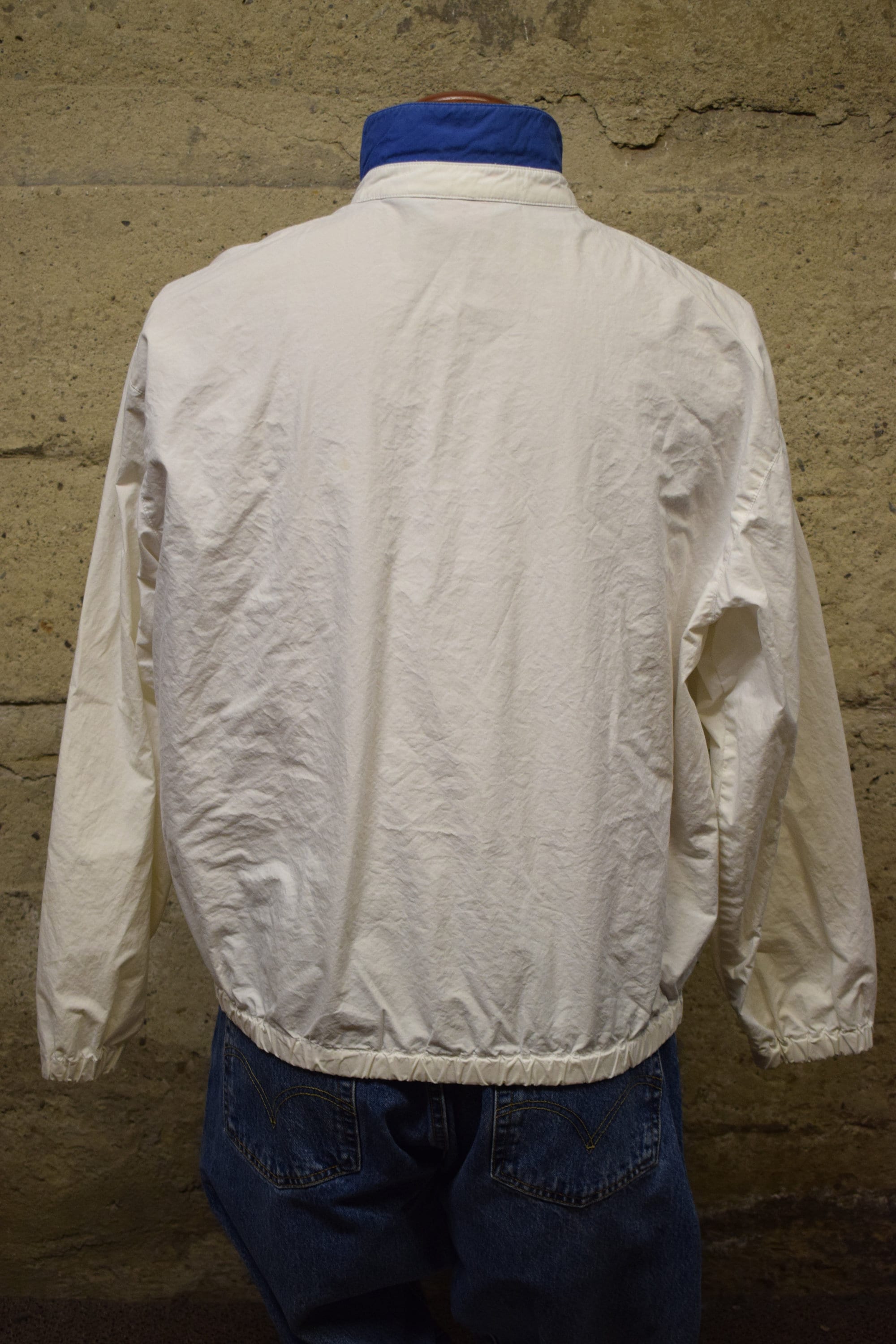 Vintage Polo Sport Ralph Lauren Cotton White With Blue Under