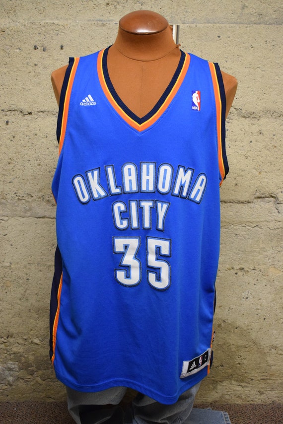 Authentic Adidas Durant Oklahoma City Thunder Swingman NBA Jersey Sz L sewn  44