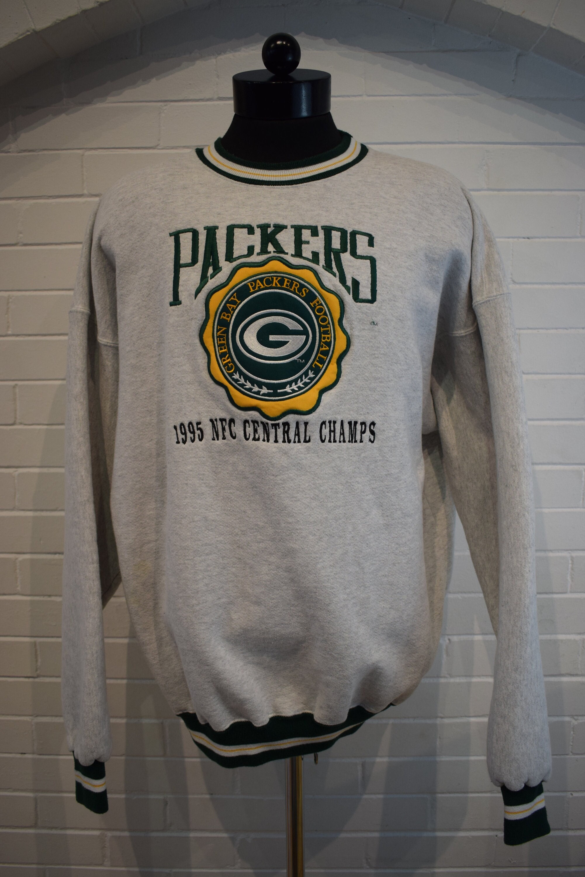 RARE Vintage 90s Packers Sweatshirt Green Bay Football NFL 