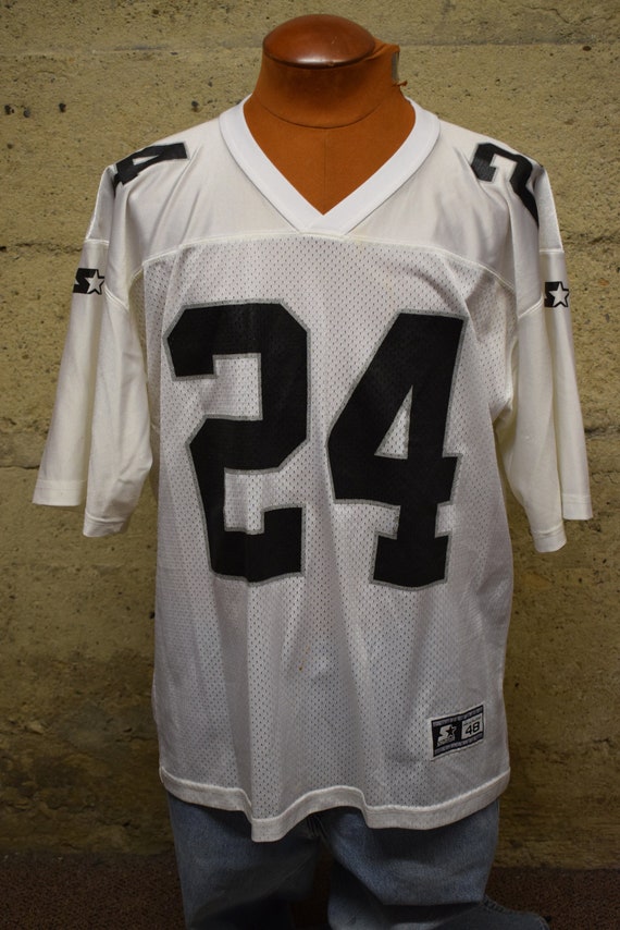 white raiders jersey