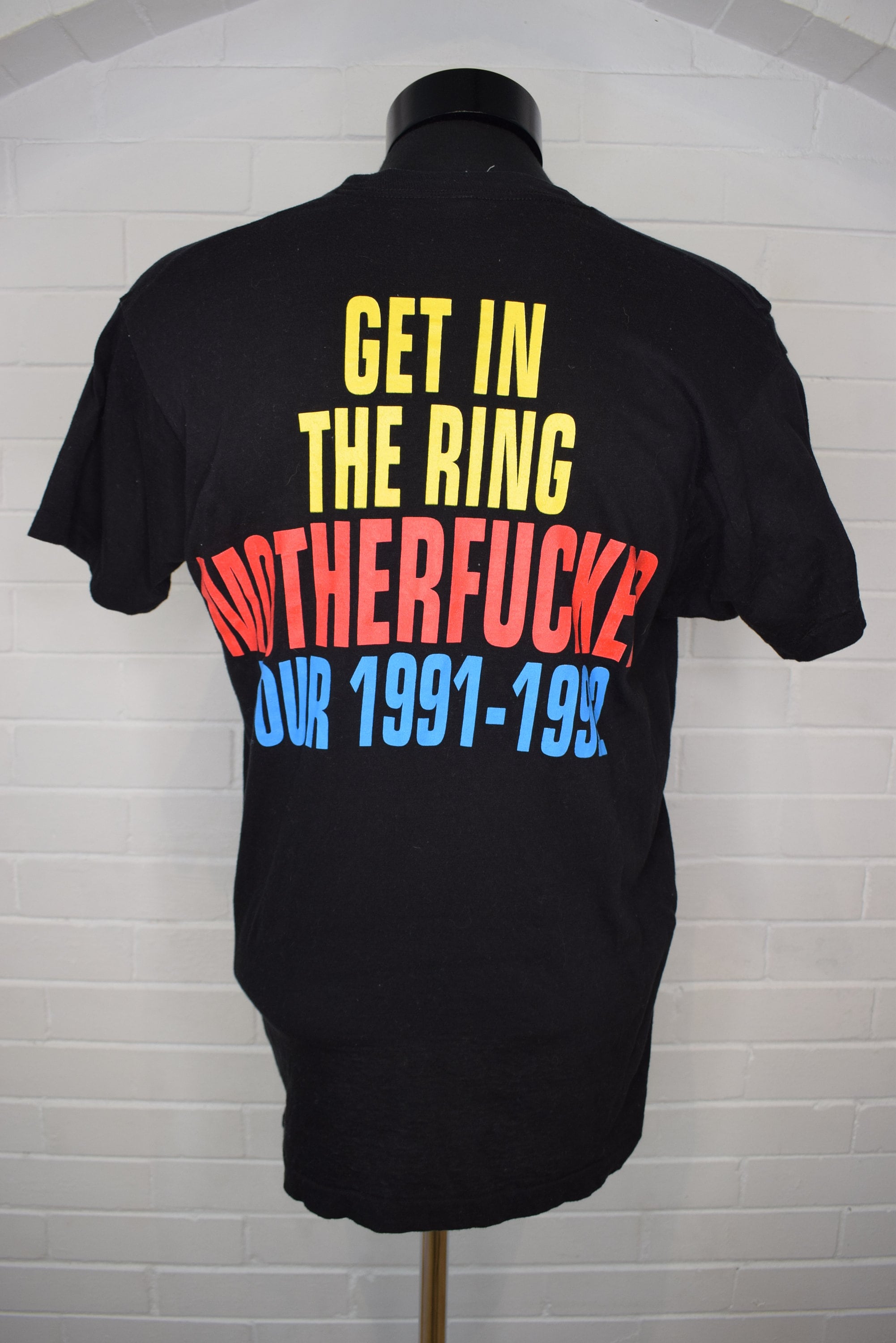 Vintage 1991-1992 Guns N Roses Get in the Ring Tour T-shirt