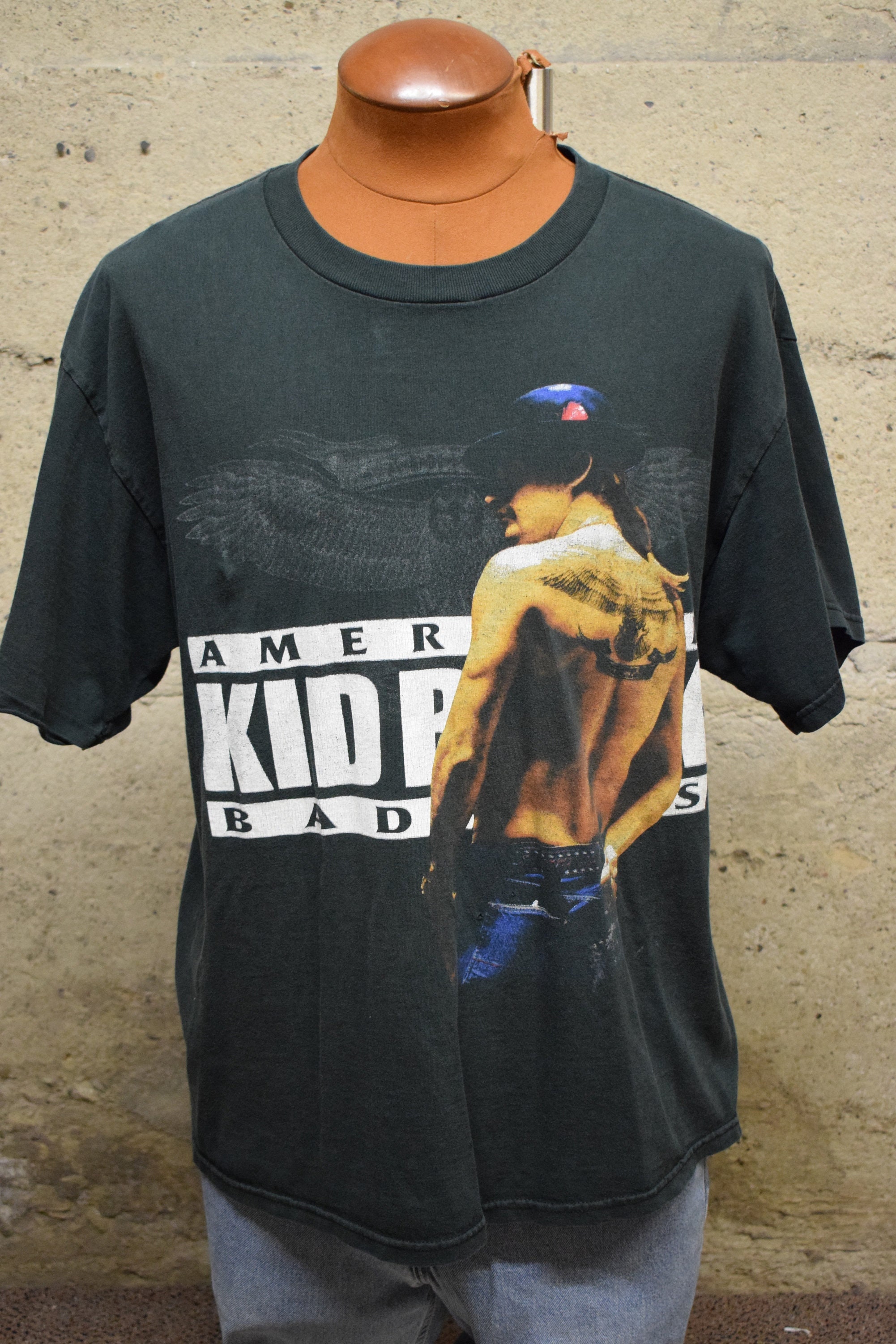 Kleding Jongenskleding Tops & T-shirts T-shirts T-shirts met print Vintage 2004 Kid Rock Pain Train Tour T-Shirt 