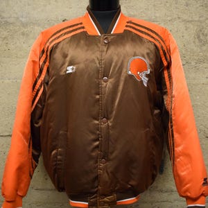 Vintage Cleveland Browns Starter Pro Line NFL Puffer Jacket 90's XL