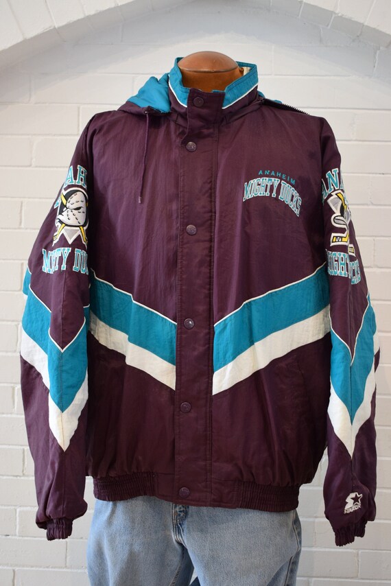 Vintage 90s Anaheim Mighty Ducks Starter Jacket 