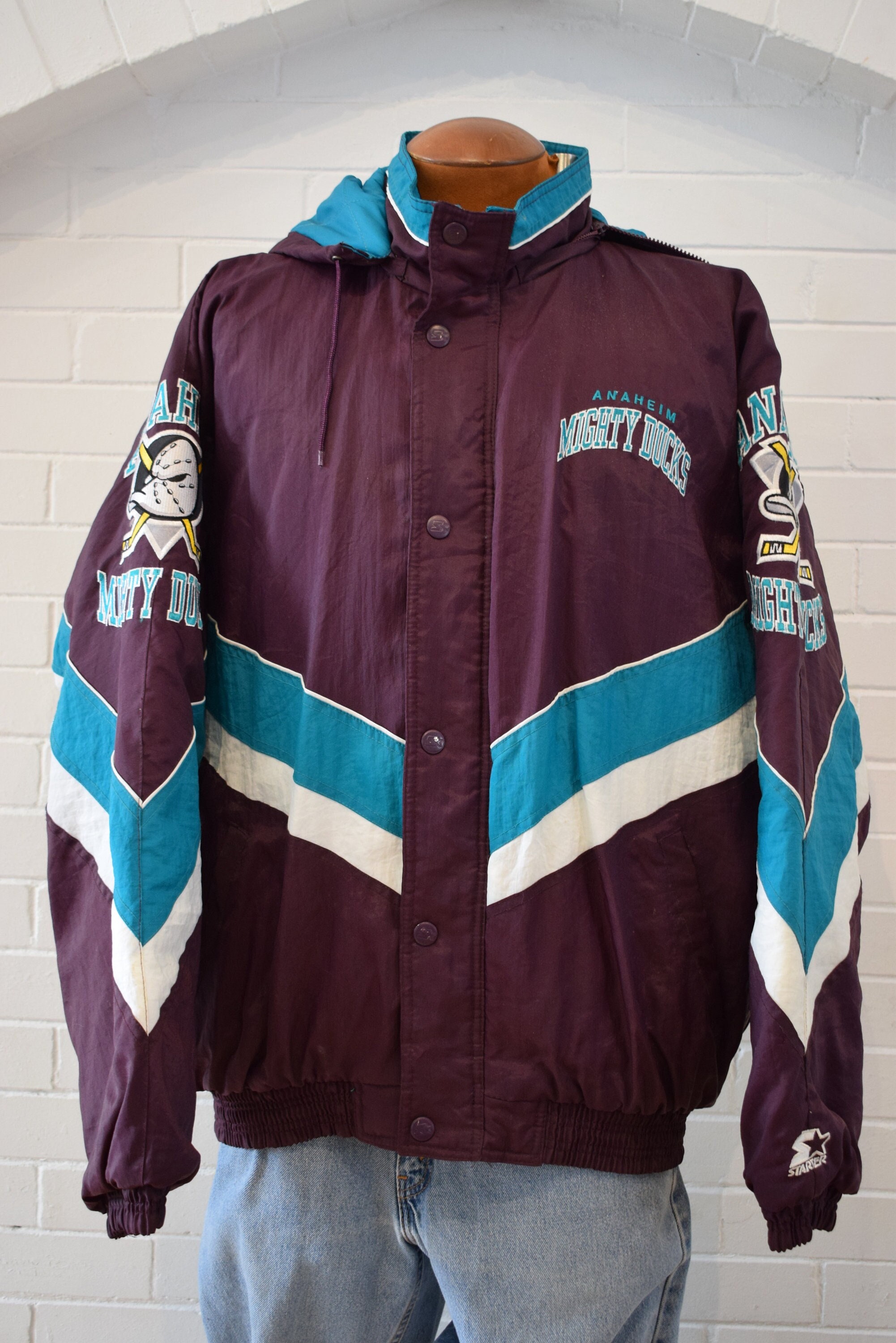 Vintage Anaheim Mighty Ducks Starter Jersey NWT – For All To Envy