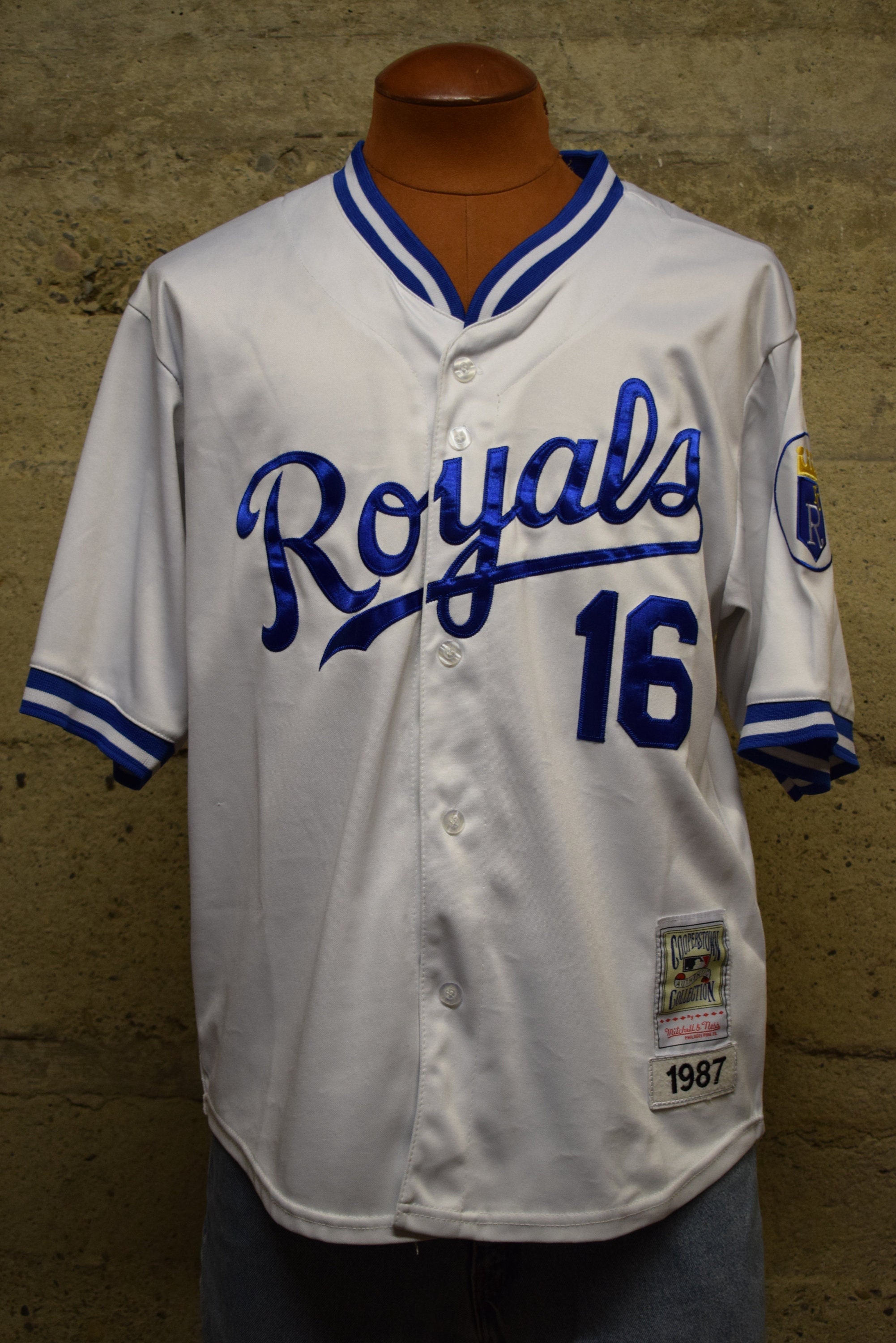 Vintage 1987 MLB Kansas City Royals Bo Jackson Mitchell & Ness 