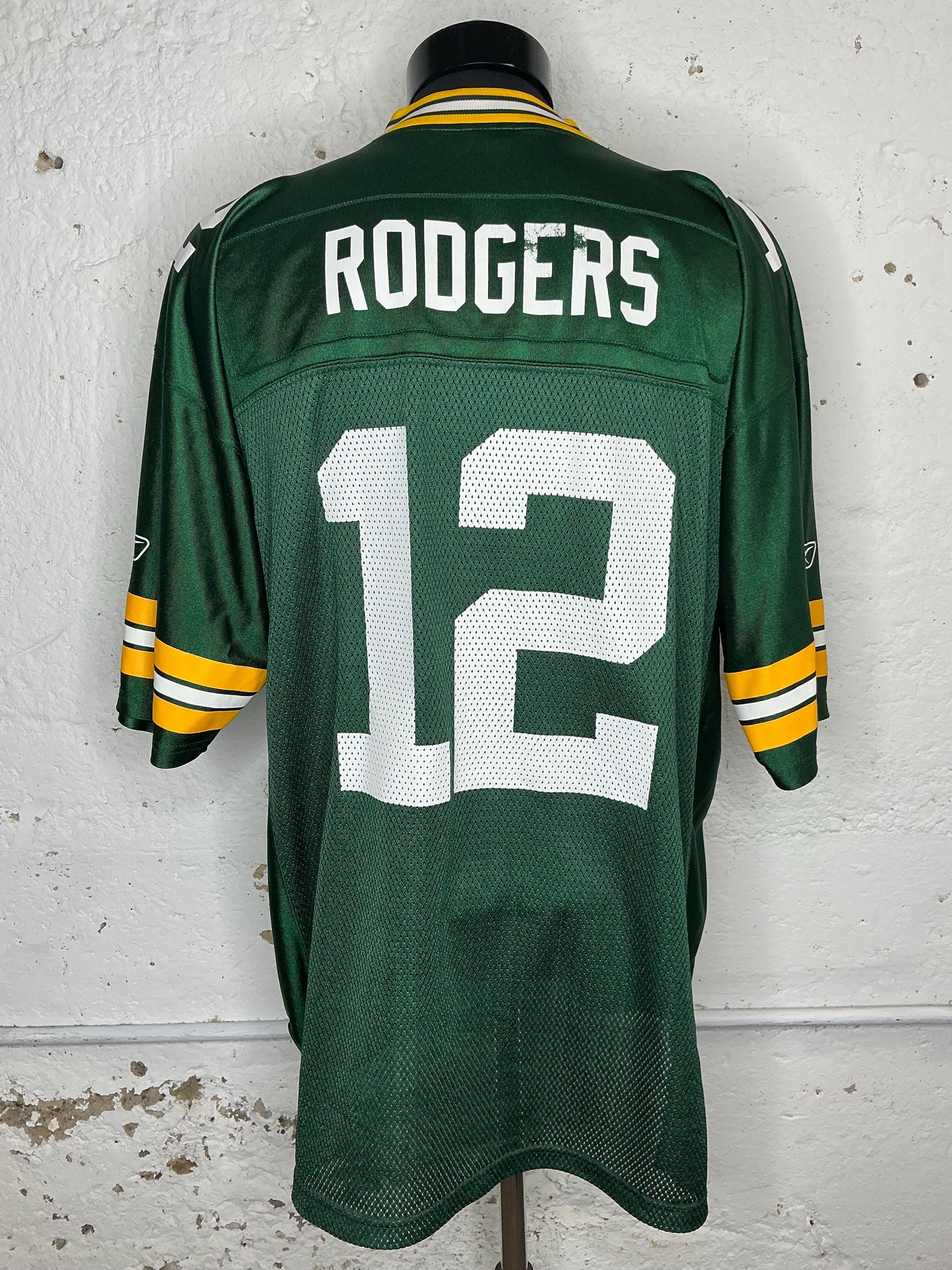GREEN PACKERS RODGERS NFLユニフォーム 2XL Green Bay Packers Aaron Rodgers NFL Football Reebok on Field