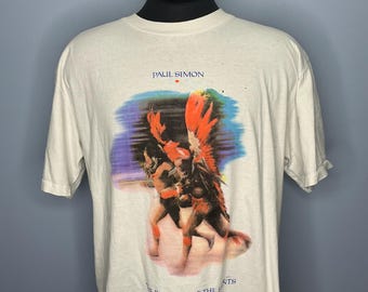 Vintage 1991 Paul Simon Born at the Right Time Tour Shirt - Etsy