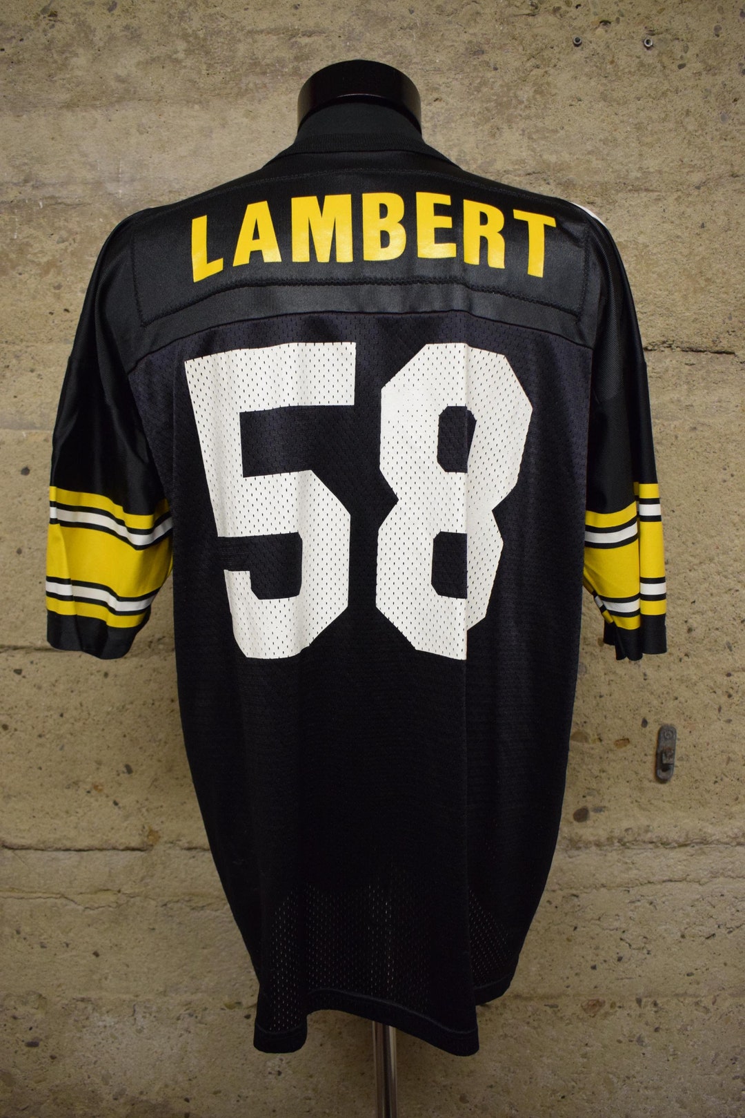Jack Lambert Pittsburgh Steelers Champion NFL Football Jersey Size