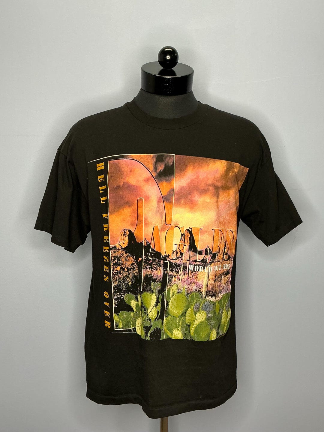 Vintage Eagles 1995 Hell Freezes Over World Tour T-shirt
