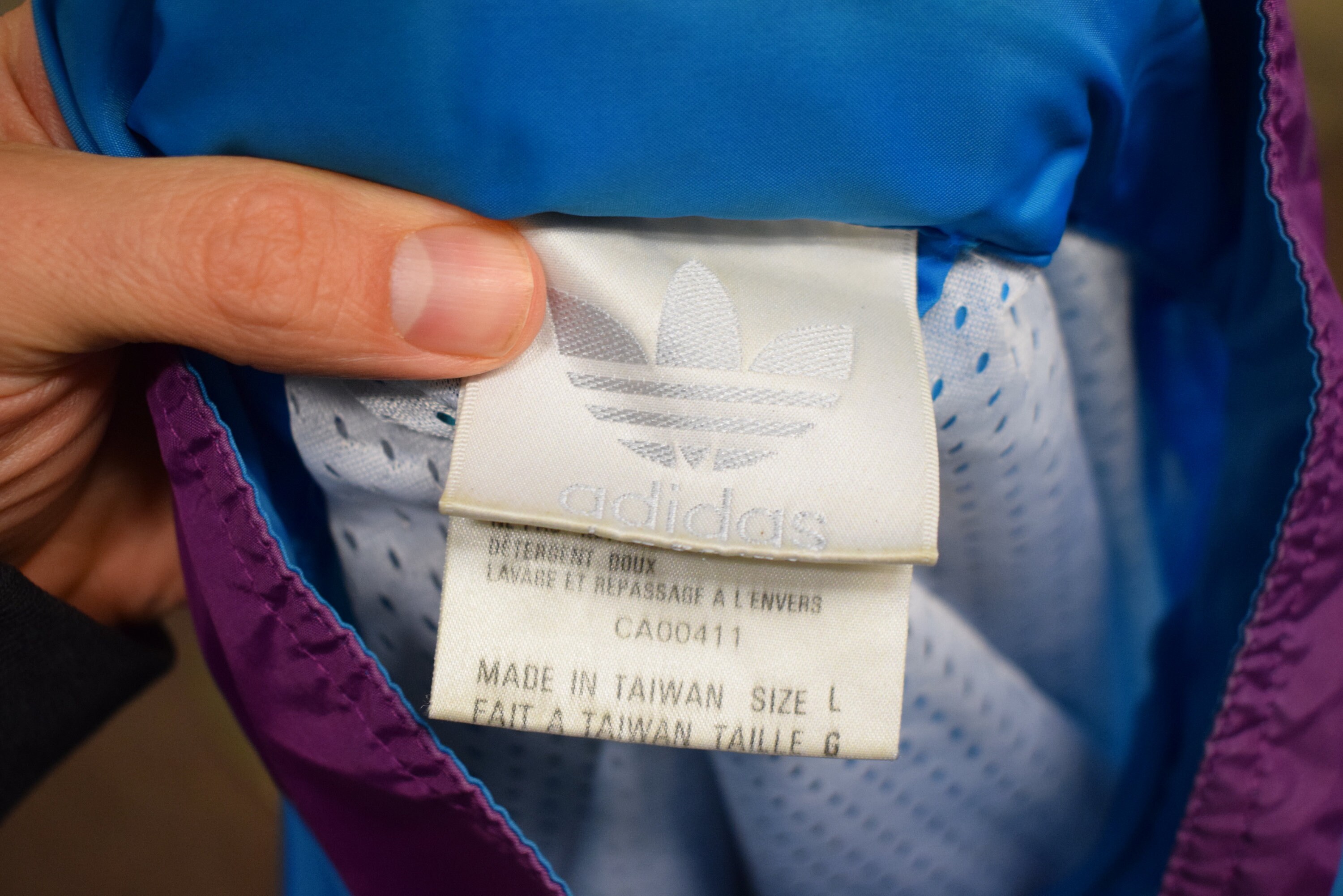 Vintage 1992 Adidas Windbreaker Jacket, Scottsdale Resort Emblem