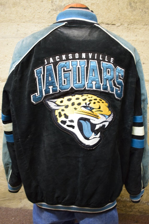 Vintage Jacksonville Jaguars Wool Blend & Suede L… - image 3