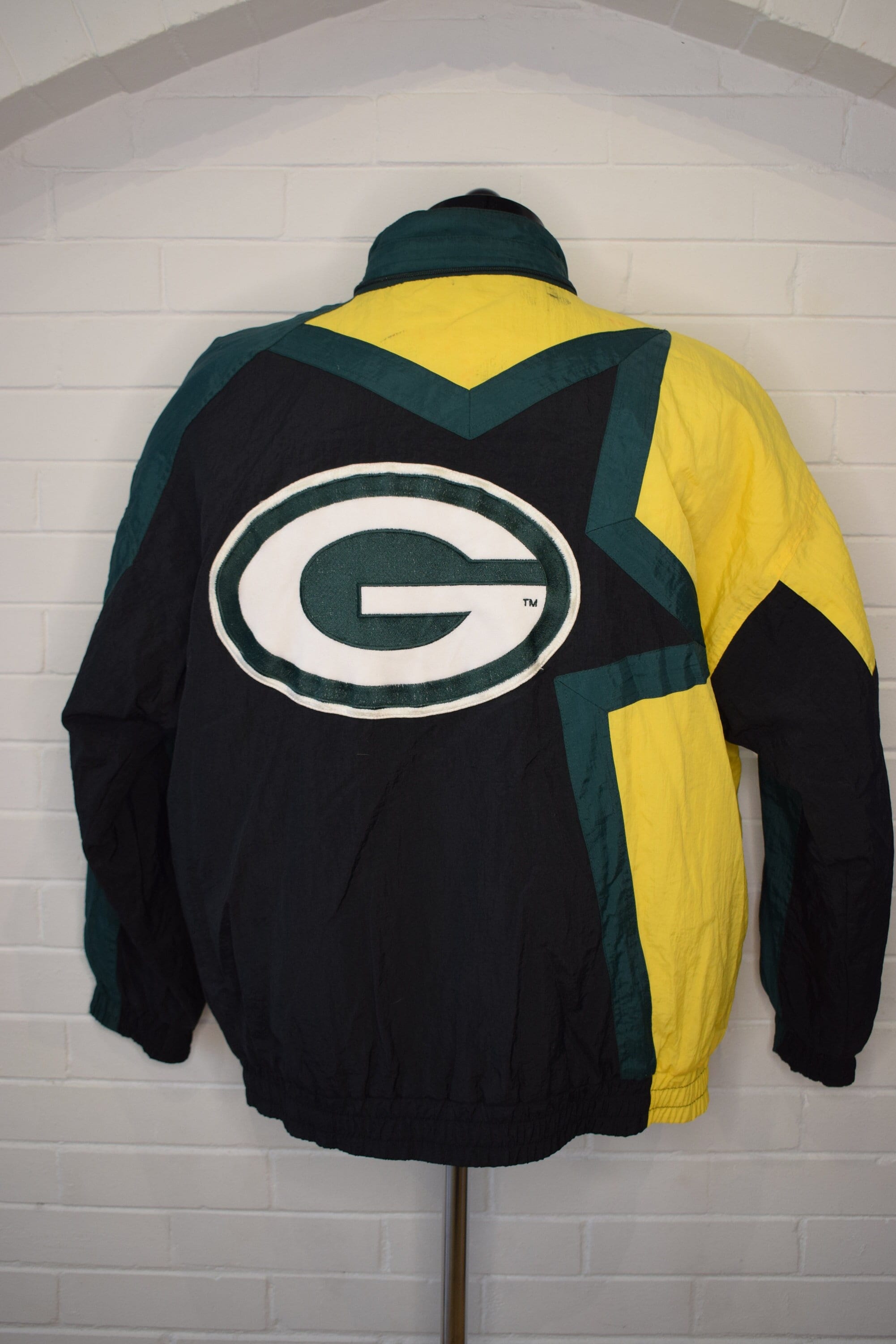 Vintage Green Bay Packers Apex One Pro Line NFL Jacket 90's Large