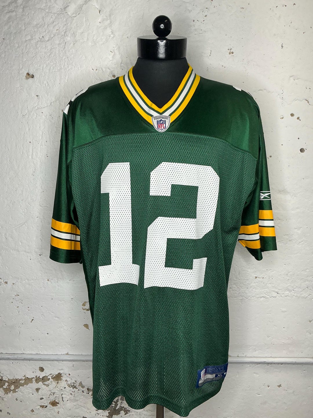Green Bay Packers Aaron Rodgers NFL Football Reebok on Field