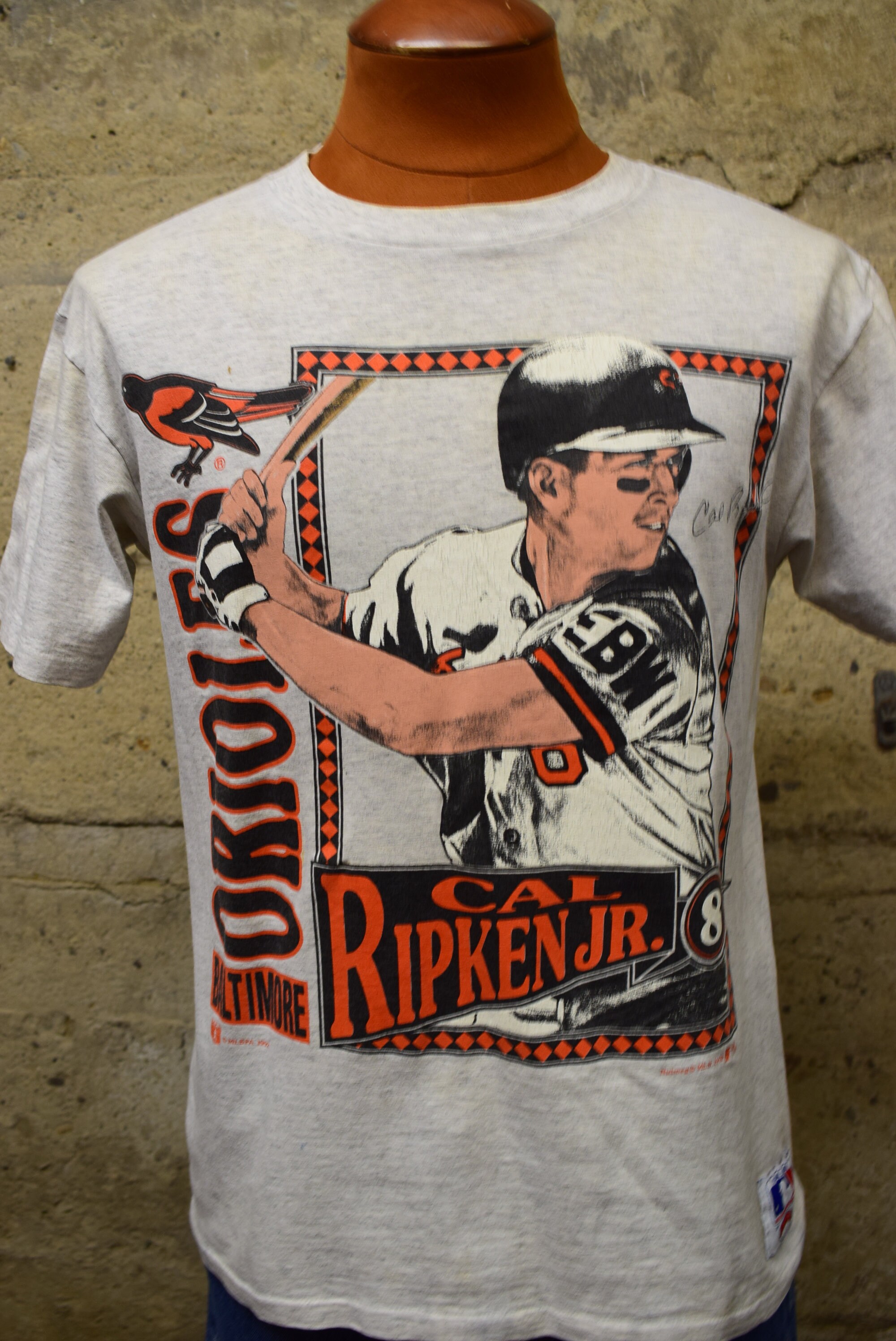 Vintage Cal Ripken Jr Baltimore Orioles Nutmeg Tee