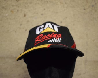 ヴィンテージ ビル デイビス レーシング スナップバック CAT レーシング ハット キャップ 90年代 OSFA