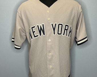 Camiseta de béisbol vintage de los New York Yankees CC Sabathia Majestic MLB, talla L/XL