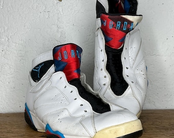 Vintage Air Jordan 7 Black Blue Chambray (304775-042) Men's