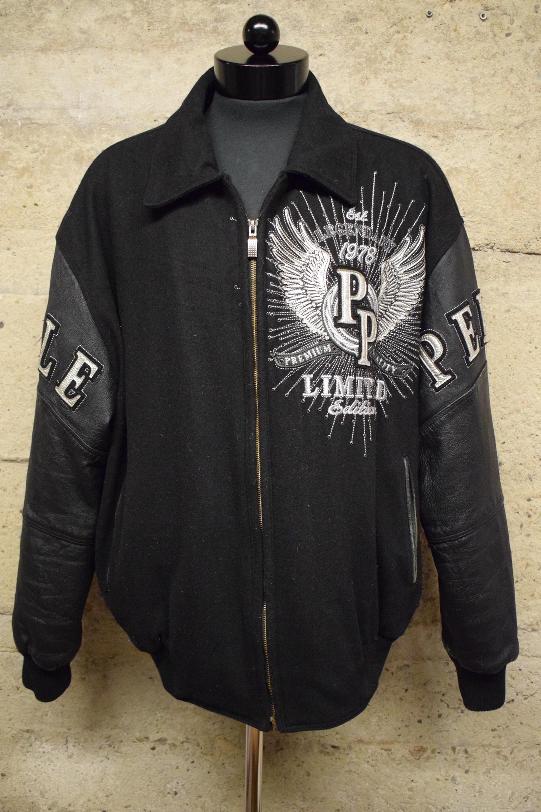 Vintage Pelle Pelle Limited Edition 1978 Wool and Leather
