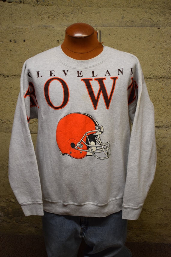Vintage 1992 Cleveland Browns Big Spell Out Logo S