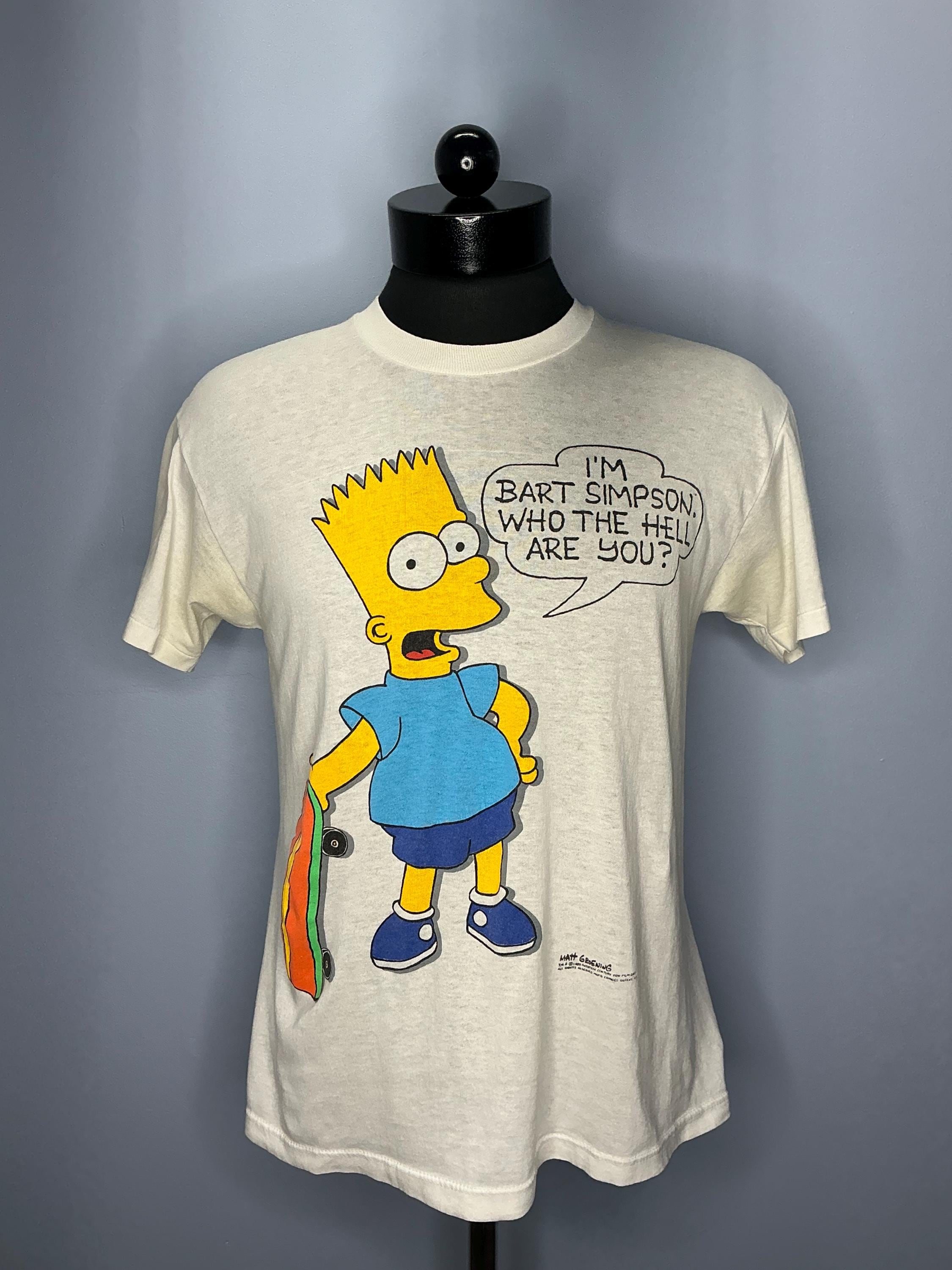 割引済！XL USA製 80's/1989 THE SIMPSONS Tシャツ 古着 80s USA製 The Simpsons シンプソンズ ファミリー Tシャツ