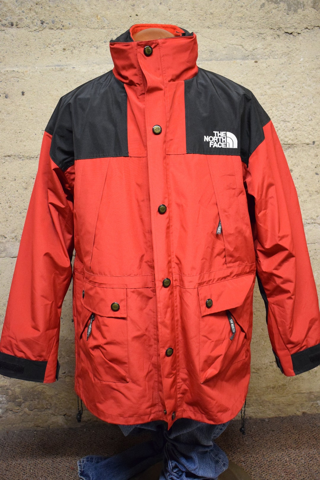 Vintage North Face 1990 Mountain Jacket GTX Gore-tex XL - Etsy