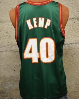 Vintage Seattle Supersonics Sonics Shawn Kemp #40 Champion