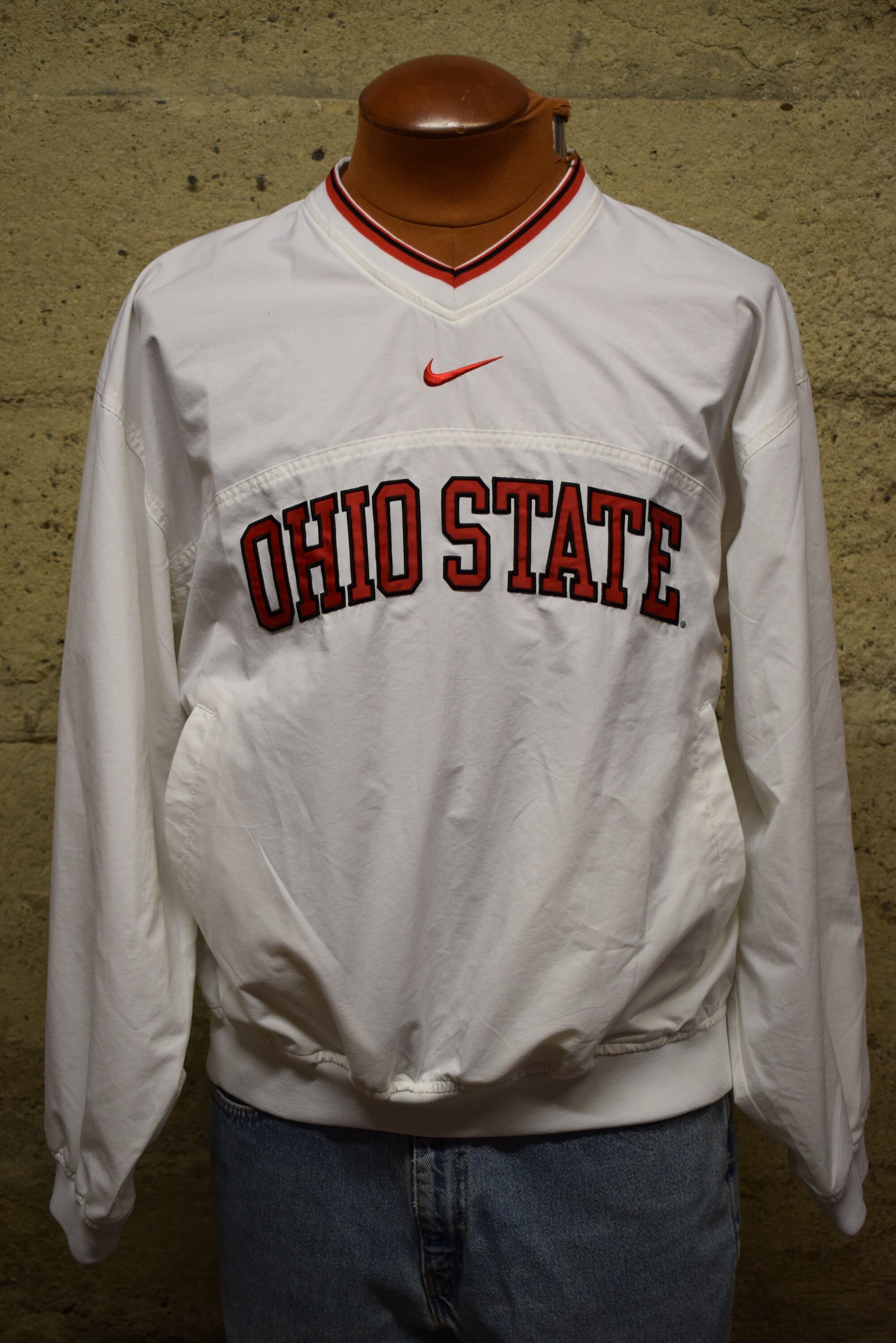 Vintage RARE White Nike Ohio State 