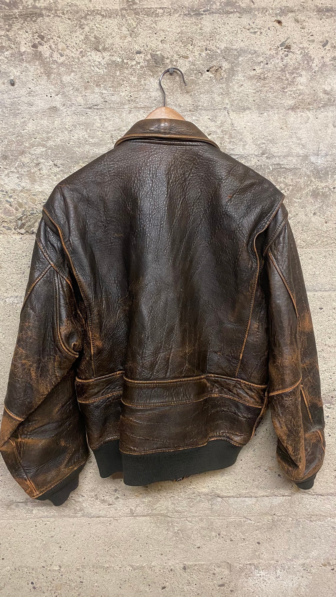 AVIREX Type G-2 Leather Jacket Made in USA Flyer's | Etsy