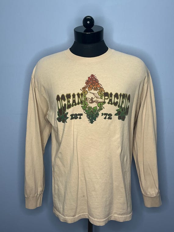 Vintage Ocean Pacific Sunwear Long Sleeve T-shirt 80's Large - Etsy