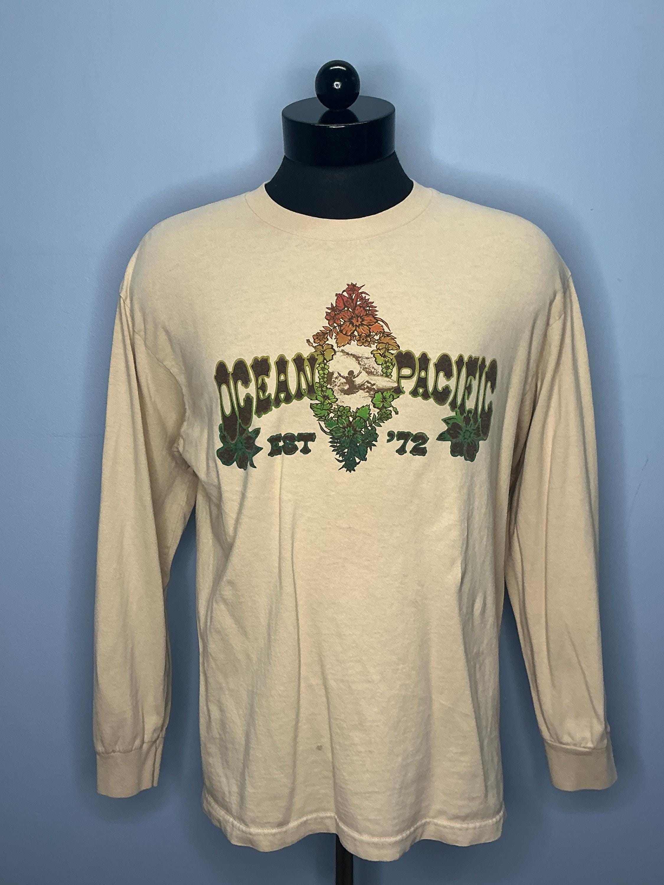 Vintage Ocean Pacific Sunwear Long Sleeve T-shirt 80's Large - Etsy