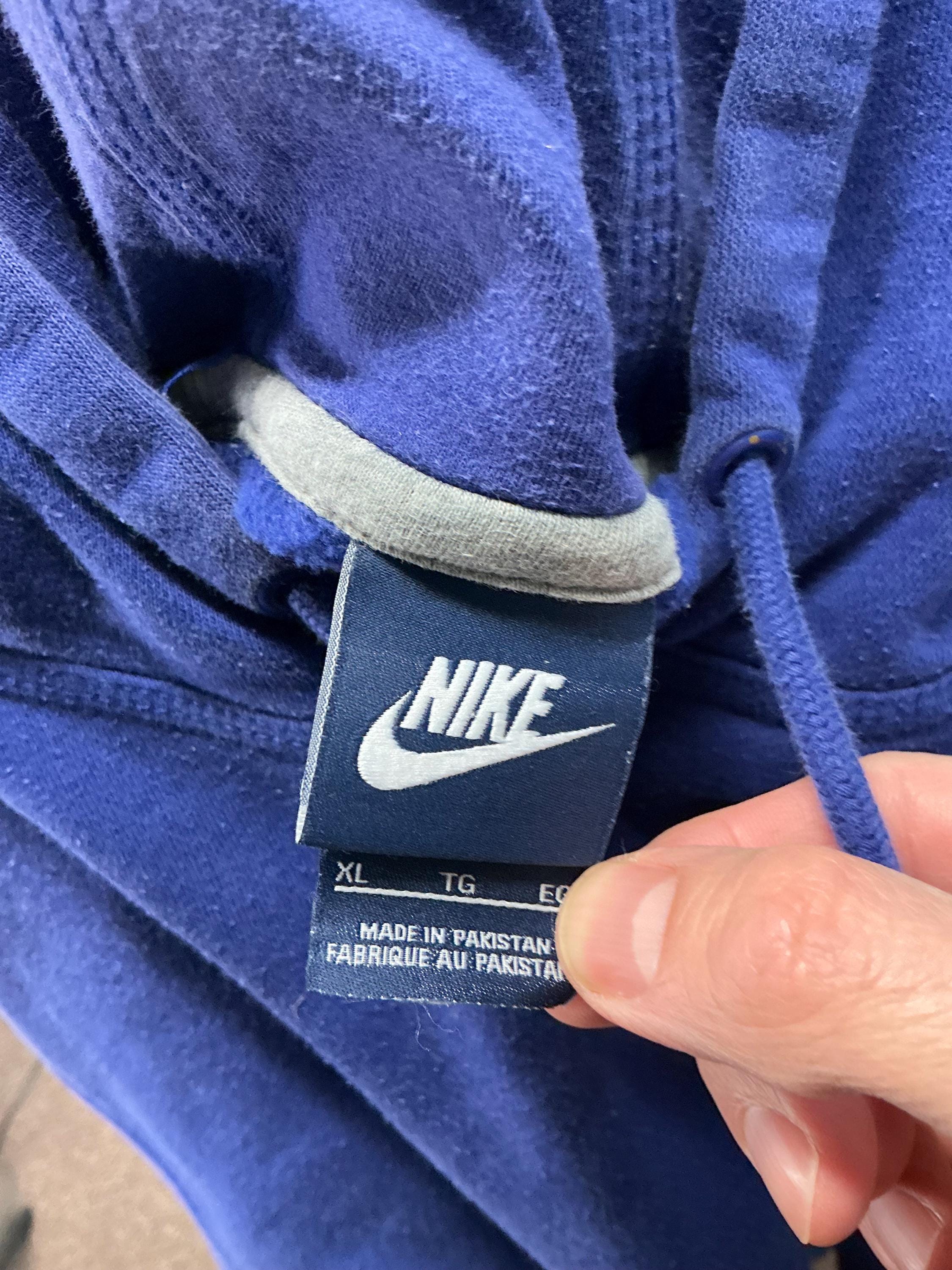 nike blue tag hoodie