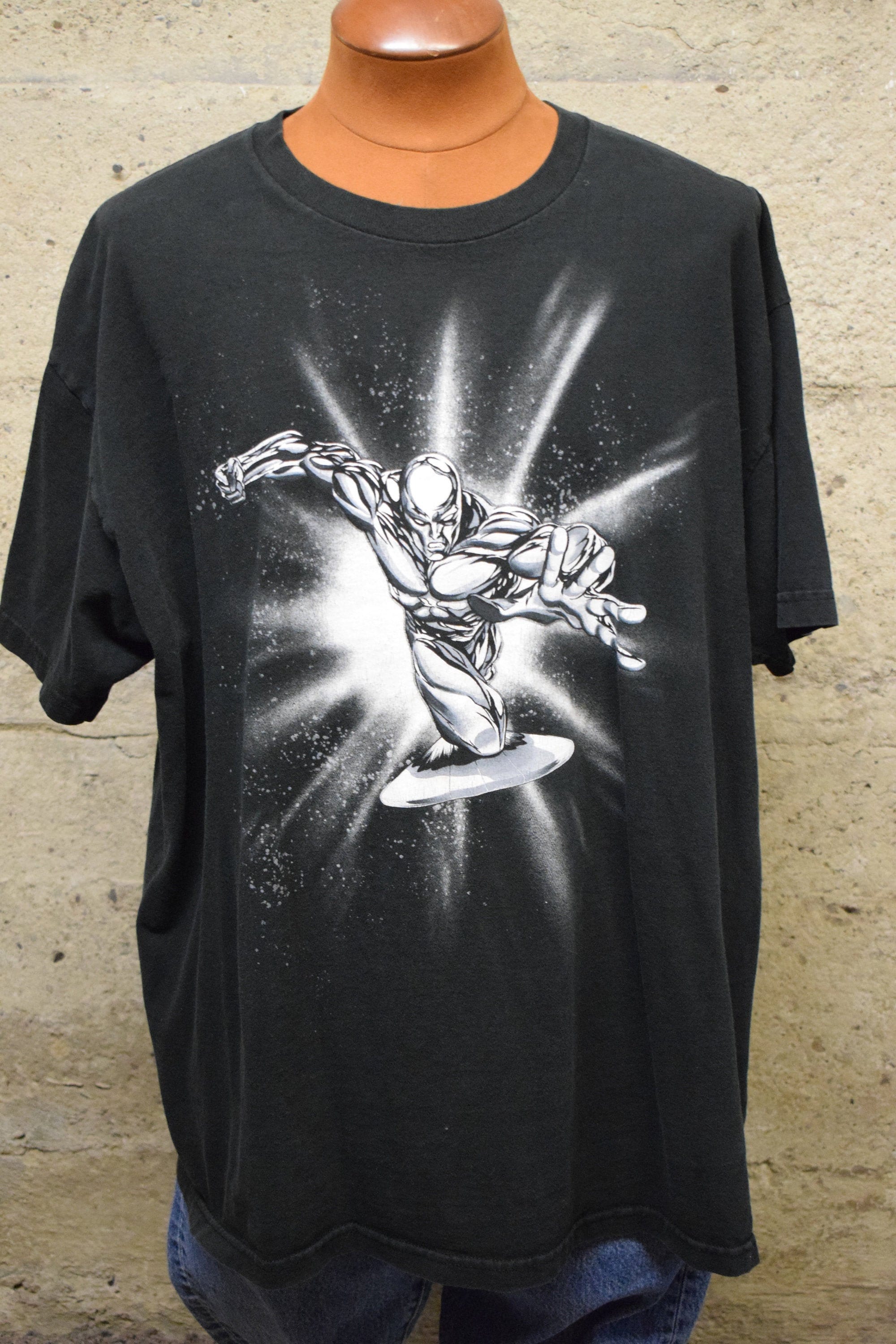 Vintage Early 00s Marvel Comics Silver Surfer Very Cool Graphic T