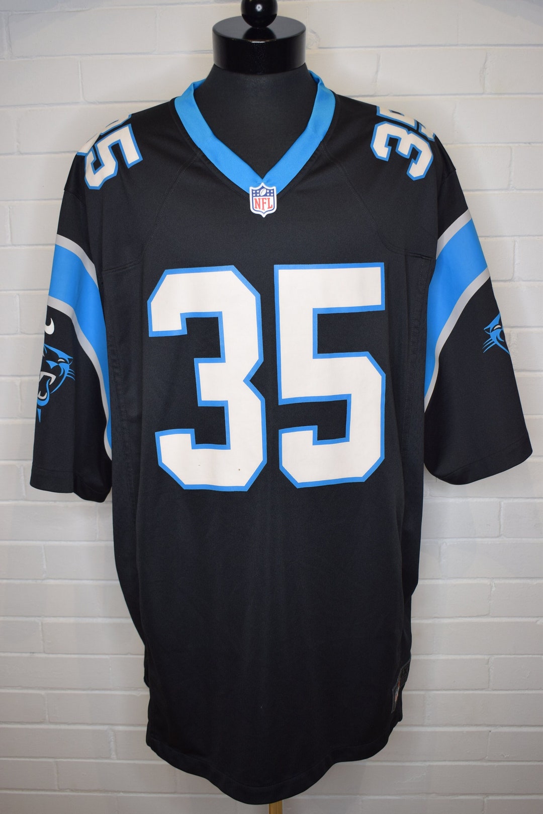 Carolina Panthers Deon Grant #35 Nike on Field Jersey 4XL