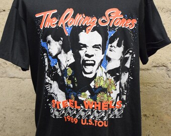ヴィンテージ 1989 ローリング ストーンズ スティール ホイールズ