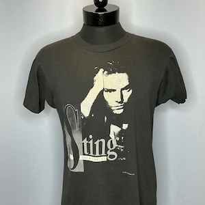 Vintage Sting Tour 1987-88 Nothing Like The Sun World Tour T-Shirt 80s Large