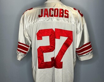 ゲームシャツ　NFL No.27/JACOBS/フットボール New York Giants Brandon Jacobs # 27 Reebok NFL Football Jersey