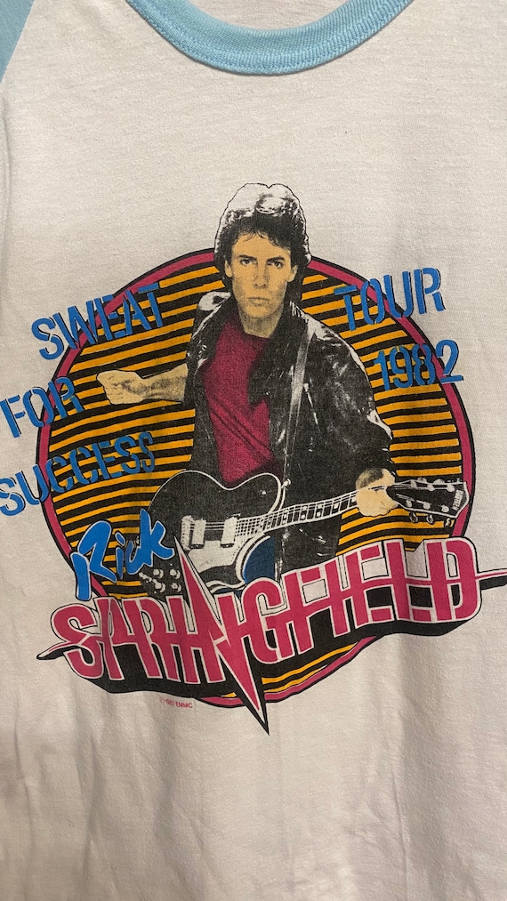 80年代 ヴィンテージ リック スプリングフィールド Tシャツ ロック T 